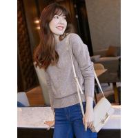 2018秋冬新款高领女羊绒衫百搭羊毛衫宽松韩版毛衣MKL-48-00240