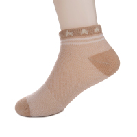 素道儿童袜2双装 天然有机彩棉袜儿童运动袜宝宝袜夏季薄款袜 童星袜 SBCG0025