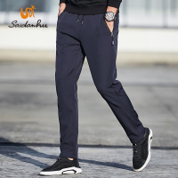 赛丹狐男士裤子秋冬男女款2018运动软壳裤加绒加厚速干保暖裤女潮8M9628