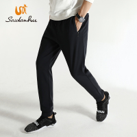 赛丹狐加绒休闲裤女2018冬季新款情侣工装裤男宽松保暖运动裤百搭小脚裤