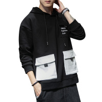 赛丹狐男生韩版潮流休闲连帽上衣服春新款外套青少年潮牌男士帽衫HH6750