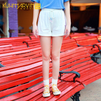 2019夏装新款休闲松紧腰短裤女外穿宽松韩版裤子显瘦高腰阔腿热裤