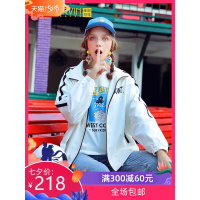 薄款工装外套女宽松休闲冲锋衣潮牌2019秋季新款矮个子棒球服夹克