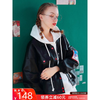 2019秋冬新款机车服女皮衣外套短款棒球服皮夹克pu上衣潮