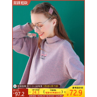 半高领韩版宽松长袖T恤女2019秋冬新款立领打底衫内搭ins秋季上衣