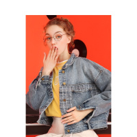 网红超短ins牛仔衣女街拍款2020春季新款小个子短款牛仔外套夹克