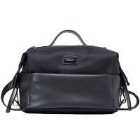 dubaolu都宝路新款新品运动休闲包男女通用出游黑色系织物包拉链旅行包