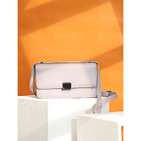 dubaolu都宝路时尚新款女士斜挎包休闲街头包盖式PU手提包多隔层单肩包