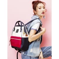 dubaolu都宝路新款女士双肩包韩版新品离家出走包牛津纺拉链背包