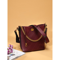 dubaolu都宝路欧美时尚新款女包链条女斜挎包大容量菱格女单肩包