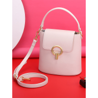 dubaolu都宝路2019新款女包欧美时尚新品女包简约韩版百搭手提女斜挎包水桶包