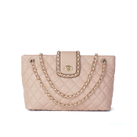 dubaolu/都宝路【大容量菱格包】新款欧美水桶包单肩包百搭斜挎包女包