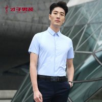 TRiES/才子2018年新款短袖衬衫(B2C） 38 白色