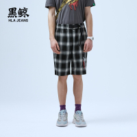 黑鲸【男女同款】休闲中裤2019夏季裤子CKMCJ29014A