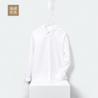 舒适简约长袖衬衫秋季有型透气衬衣女士海澜优选