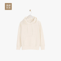 秋季女士宽松舒适青春时尚套头连帽卫衣海澜优选