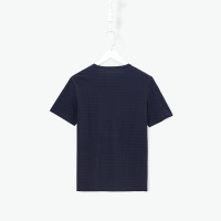 2019春夏短袖T恤男士棉质透气纱织条纹圆领上衣海澜优选