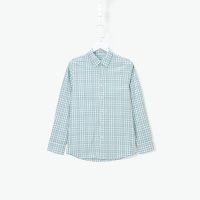 2019春夏长袖衬衫男士格纹上衣舒适休闲衬衣海澜优选