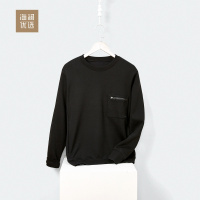 质感卫衣男士冬季毛圈运动内搭卫衣海澜优选