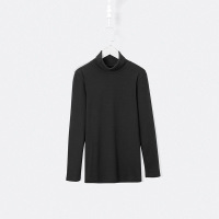 舒适柔软长绒棉长袖T恤女士秋冬贴身打底衫海澜优选