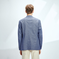 Hieiika 男装2019春季时尚细格纹休闲西服