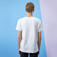 Hieiika 海一家2019夏季趣味印花舒适休闲透气夏天圆领短袖T恤