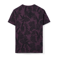 Hieiika 海一家男装2019夏季植物印花休闲短袖T恤