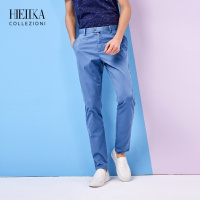 Hieiika 海一家男装2019夏季简约舒适休闲日常纯色透气休闲裤
