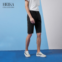 Hieiika 海一家男装2019夏季纯色休闲基础日常休闲中裤