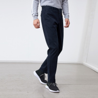 Hieiika 海一家2019秋季男士纯色裤边皮饰基础日常休闲裤