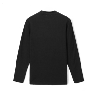 海一家2019秋季纯色半高领商务休闲弹力长袖T恤男