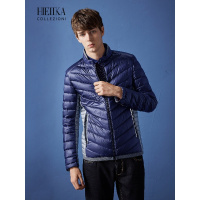 海一家旗舰店男装冬季简约立领防风保暖羽绒服