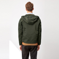 海一家男装2019秋季连帽设计时尚韩范青春运动休闲夹克男