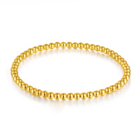 喜钻 【女神节礼物】18K金手链时尚简约百搭款休闲款18K金手链