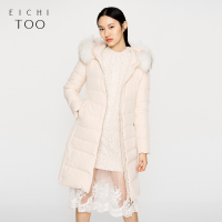 爱居兔冬装女装 一款两色舒适收腰羽绒服