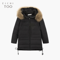 爱居兔冬季女装一款多色宽松版型羽绒服