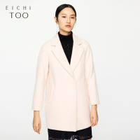 爱居兔冬装女装简洁大衣