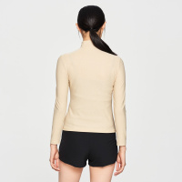 爱居兔秋装女装立领长袖针织衫