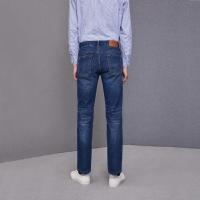 HLA海澜之家时尚柔软牛仔裤2018秋季新品中腰微弹直脚男裤HKNAD3E112A