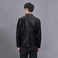 HLA海澜之家立领PU皮夹克2018秋季新品时尚柔软舒适男士夹克HWJAD3E210A