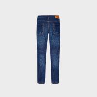 HLA海澜之家时尚柔软牛仔裤2018秋季新品中腰直筒男裤HKNAD3E111A