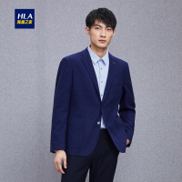HLA海澜之家暗提花简约单西2018秋季新品舒适时尚外套男HWXAD3E104A