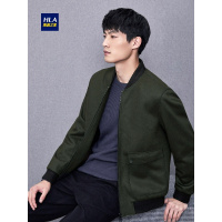 HLA海澜之家棒球领净色夹克2018秋季新品时尚有型男士外套HWJAD3E227A