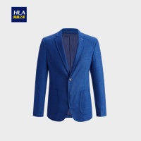 HLA海澜之家羊毛混纺休闲西服2018秋季新品柔软简洁单西外套男HWXAD3E102A
