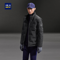 HLA海澜之家简约立领羽绒服2018冬季抗皱有型羽绒服外套男HWRAJ4E140A