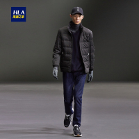 HLA海澜之家立领简约羽绒服2018冬季舒适防风保暖羽绒服男HWRAJ4E067A