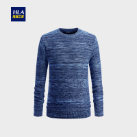 HLA海澜之家加绒混纺长袖针织衫2018冬季舒适保暖针织衫男HNZAD4E228A