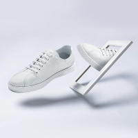 维界2018春季板鞋男韩版潮流小白鞋男士运动休闲鞋百搭真皮男鞋子