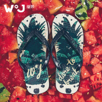 维界男士人字拖男夏季韩版潮流时尚拖鞋防滑外穿个性夹脚沙滩凉拖