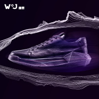 维界红鞋子男潮鞋百搭时尚休闲鞋真皮男鞋板鞋韩版小黑鞋快手春